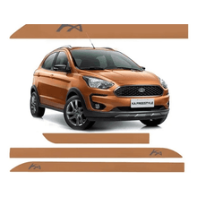 Friso Lateral Ford Ka Marrom Trancoso