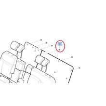 Presilha Cabo Trava Encosto Banco Tras GM