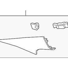 Moldura Le Acabamento Interno Superior Tras  GM