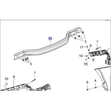 Alma para-choque traseiro