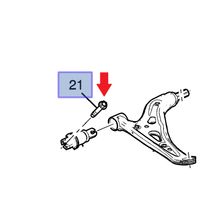 Parafuso Braço Controle Inferior Dianteiro