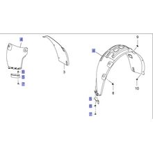 Forro caixa roda traseira dir