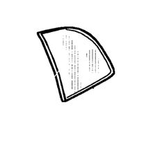 Vidro traseiro fixo LD