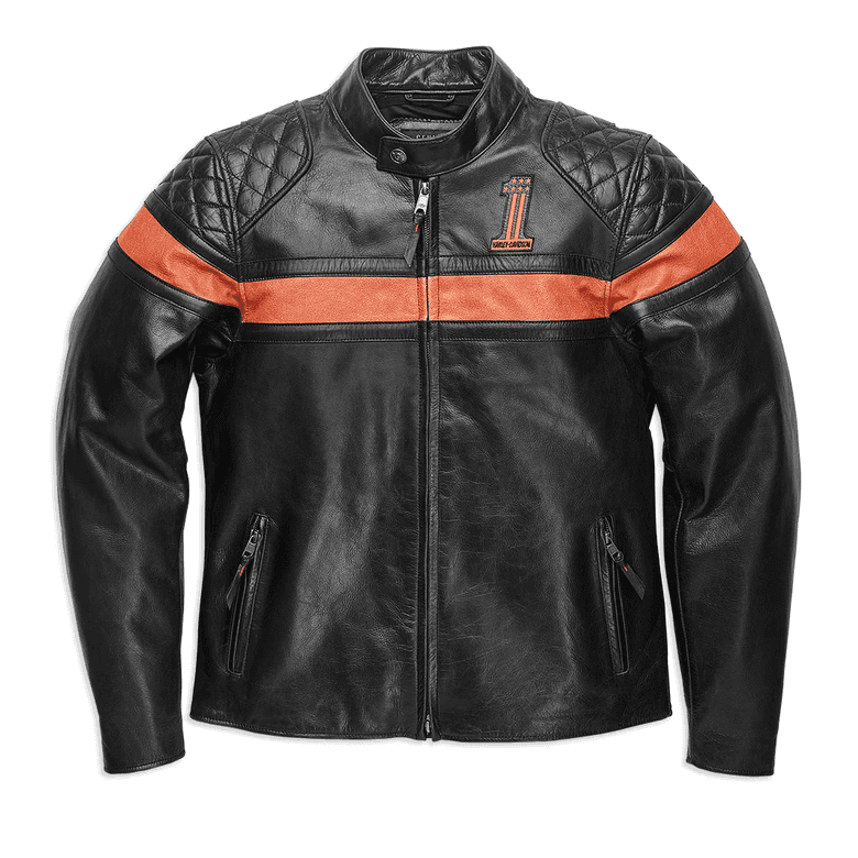 Jaqueta couro masculina fashion harley davidson