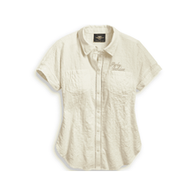 Camisa De Algodao Feminina Branco Harley-Davidson