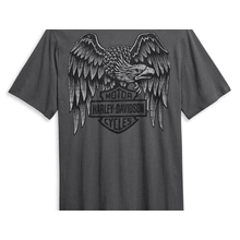 Camiseta Em Malha De Algodao Masculino Cinza Harley-Davidson