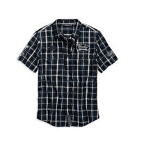 Camisa Masculino Xadrez Preto Harley-Davidson