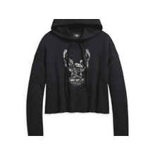 Moletom De Algodao Feminino Preto Harley-Davidson