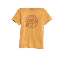 Camiseta De Algodao Masculino Laranja Harley-Davidson