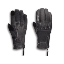 Luvas De Couro Masculino Preto Harley-Davidson Tamanho P