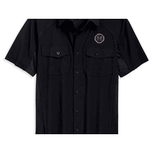 Camisa De Fibra Sintetica Masculino Preto Manga Curta Performance Harley-Davidson