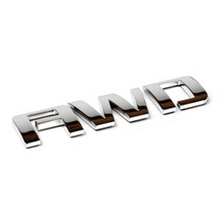 Emblema Cromado AWD Original