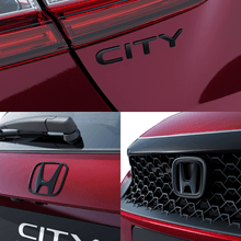 Emblema em Cromo Escuricido Honda City